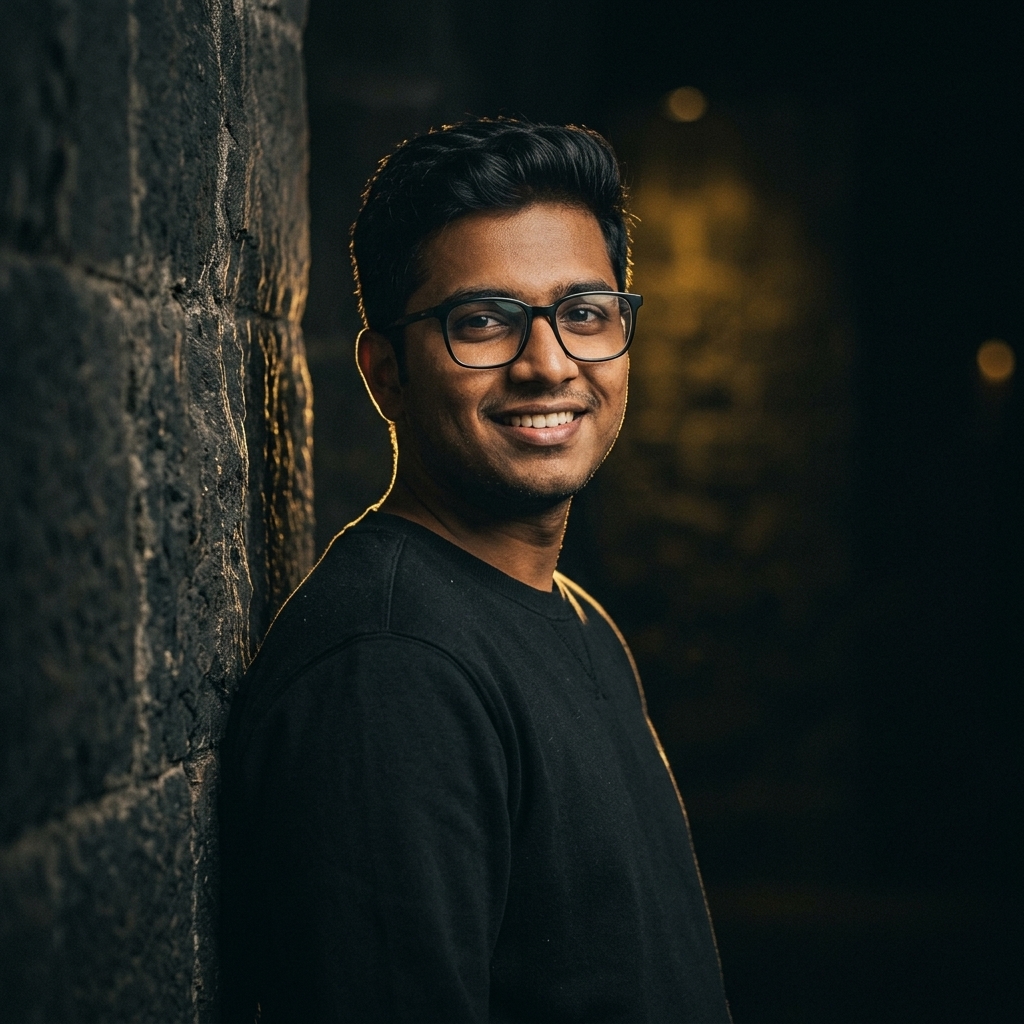 Mihir Parab editing a cinematic wedding film